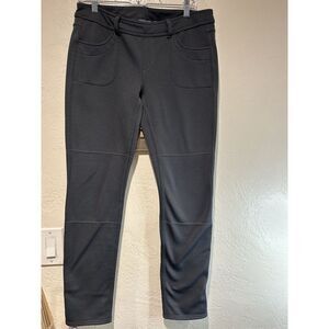 Athleta Gray Size Large Pull On Fleece Lined Pant